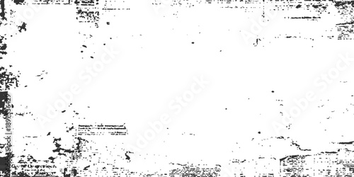 An abstract dark black grunge background featuring a dirty paint splash texture with an artistic ink splatter pattern and a distressed vector frame border design