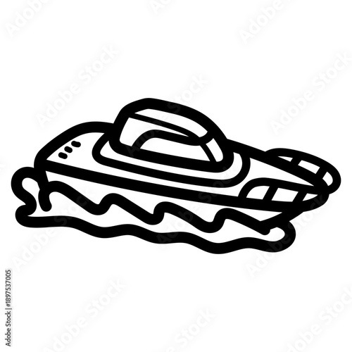 speed boat illustration