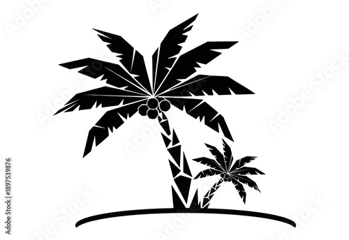 Stylized Palm Tree Vector