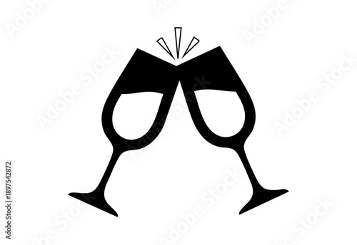 celebration drink cheers symbol graphic