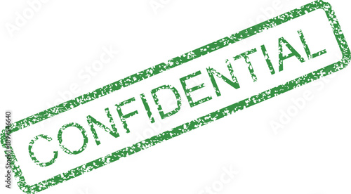 Green rubber stamp icon illustration for business workflow, office documentation, corporate approval systems, administration processes, accounting review, legal paperwork, digital records management, 