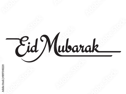 Eid Mubarak greeting text in a black cursive script style. The message of blessing and celebration is written in an elegant font. The overall impression is a sense of festive elegance.