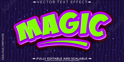 Horror movie text effect, editable vintage and scary text style