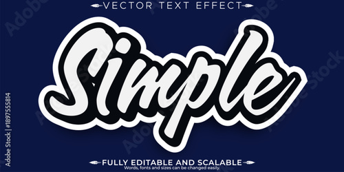 Retro sticker text effect, editable 70s and 80s text style