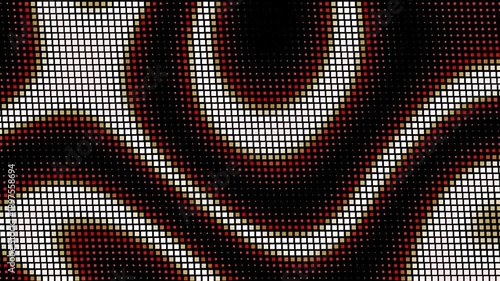 Abstract color dots particles flowing pattern halftone gradient