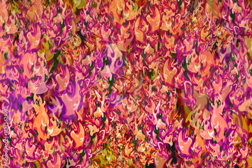 abstract background illustration of burning flames