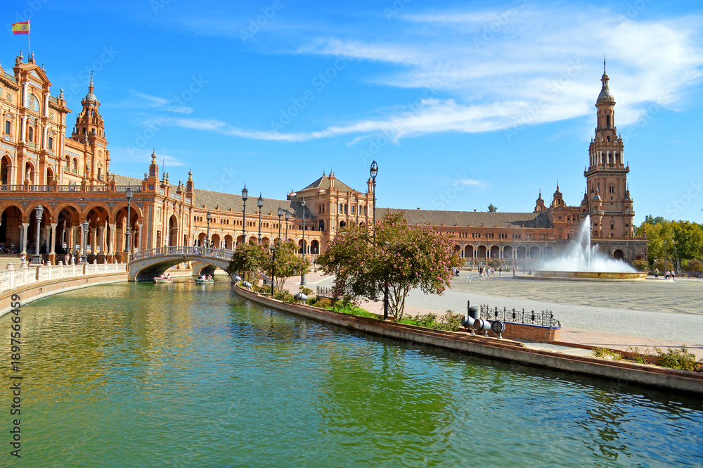 Fototapeta premium Plaza de Espana, Seville, Spain