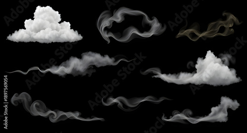 smoke, vapor, fog, mist, haze, cloud, swirl, curl, flow, motion, abstract, ethereal, airy, wispy, diffusion, smoky, dramatic, moody, atmospheric, texture, dark, light, monochrome, contrast, shadow, fl