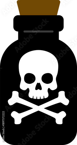 瓶に入った毒薬。（Poison in a bottle.）
