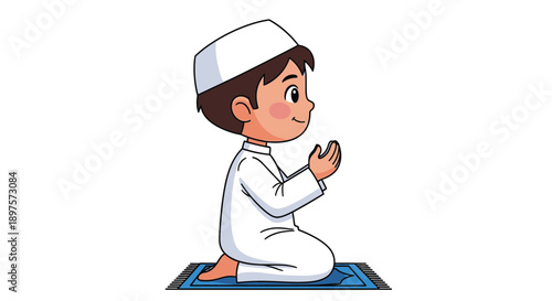 Happy Muslim Celebrating Ramadan