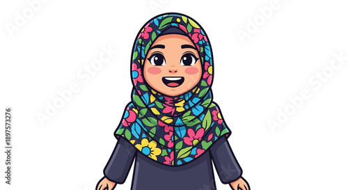 Happy Muslim Celebrating Ramadan