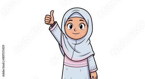 Happy Muslim Celebrating Ramadan