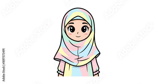 Happy Muslim Celebrating Ramadan