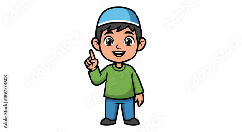 Happy Muslim Celebrating Ramadan