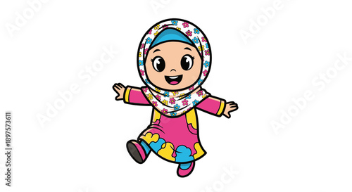 Happy Muslim Celebrating Ramadan