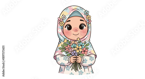 Happy Muslim Celebrating Ramadan