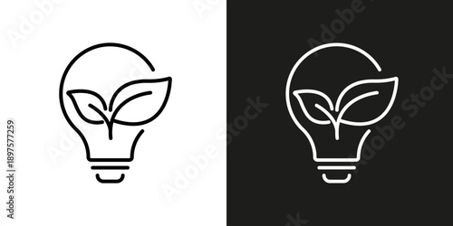Gardening Ideas - vector editable line icon.
