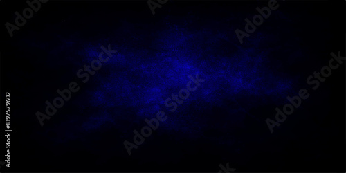 An abstract blue smoke design features a dark space backdrop with glowing light energy waves and a motion blur texture perfect for a night sky wallpaper or animation loop