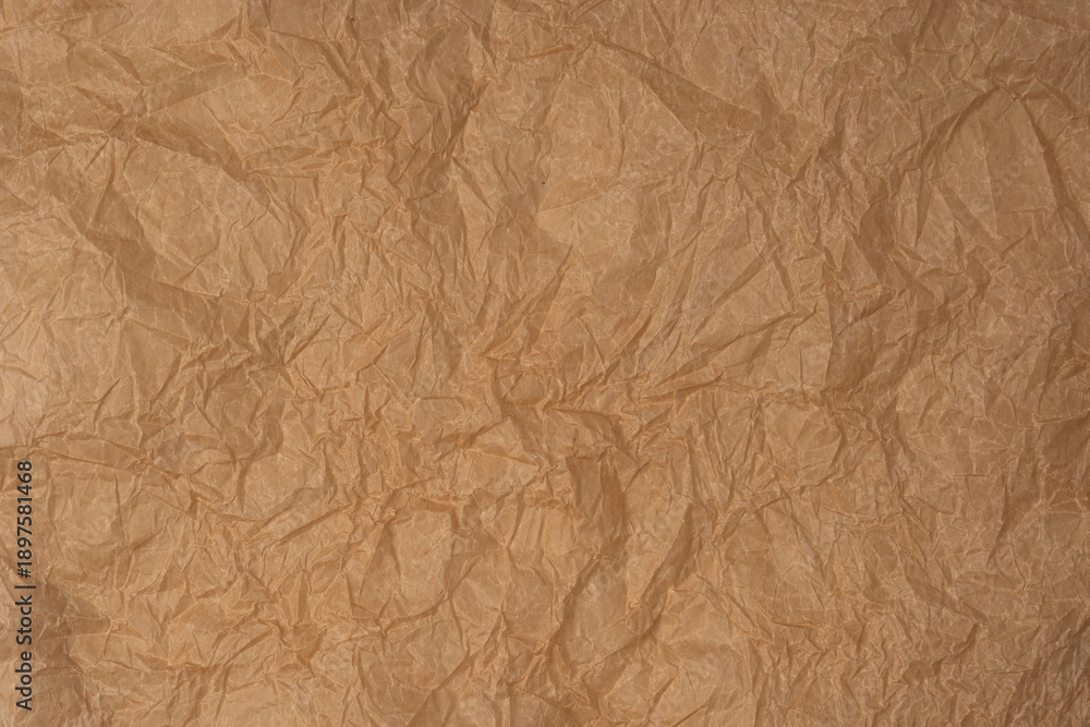 Obraz premium Crumpled paper as background. Top view.