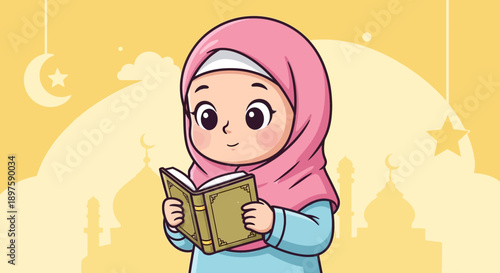 Happy Muslim Celebrating Ramadan