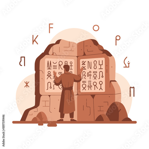 Ancient Hieroglyphs Deciphered By Scholar On Monument