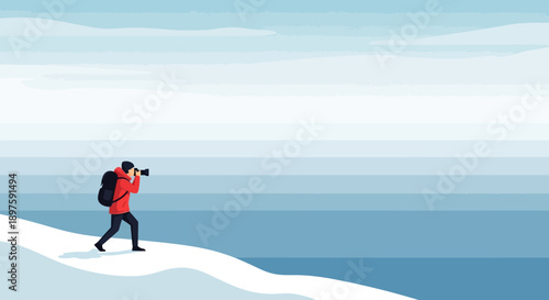 Arctic Photographer Captures Icy Horizon Adventure Outdoor