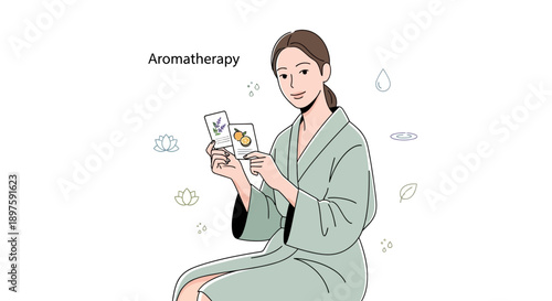 Aromatherapy Essence Guide Serenity Aura Wellness Cards