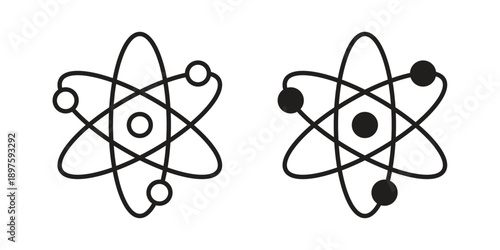 Science icon outline vector set. icon vector isolated on white background. EPS 10