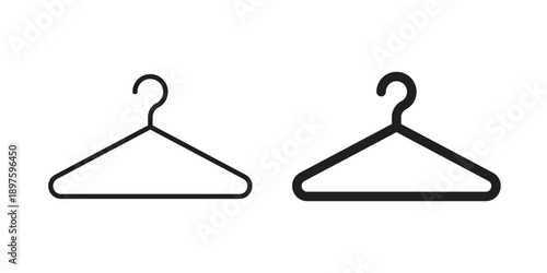 Wardrobe icon outline vector set. icon vector isolated on white background. EPS 10