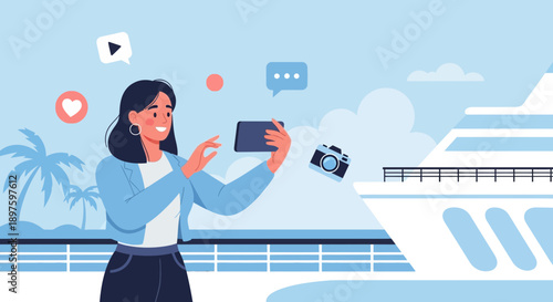 Capturing Vacation Moments On A Luxury Cruise Liner