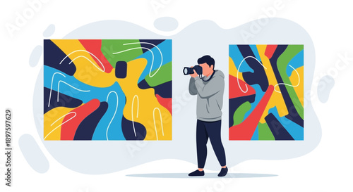 Capturing Vibrant Abstract Art