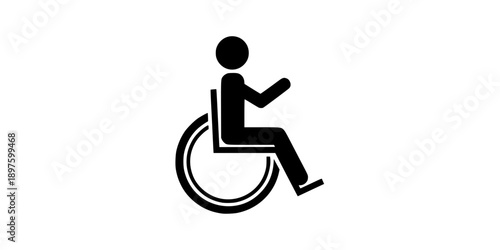 Active Handicap Accessible Wheelchair Icon Sign