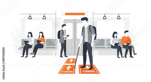 Commuting Safety And Social Distancing Guidelines On Public Transportation
