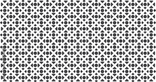 Seamless ornamental lattice geometric pattern background with decorative abstract texture for luxury branding, textile prints, wallpaper, packaging and creative surface design