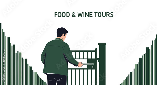 Culinary Journey Invitation Gate Opening To Gastronomic Exploration