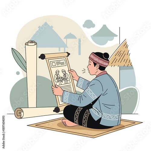 Cultural Education And Traditional Storytelling By A Young Person