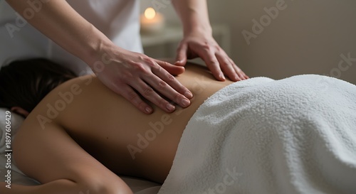Back Massage Therapy Relaxation Session