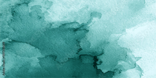 Aged blue ice texture with a grunge watercolor wash over a rough stone surface creates a vintage nature backdrop featuring a paint-splattered paper pattern and a cold blue sky design