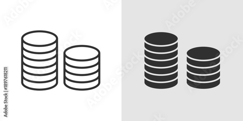 Token Icon representing digital assets, blockchain technology, and crypto based value.