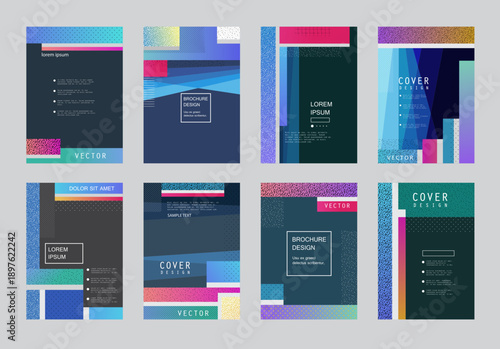 Minimal abstract vector illustration with clean geometric shapes and modern color variations. Suitable for branding, web design, presentations, social media, posters, backgrounds