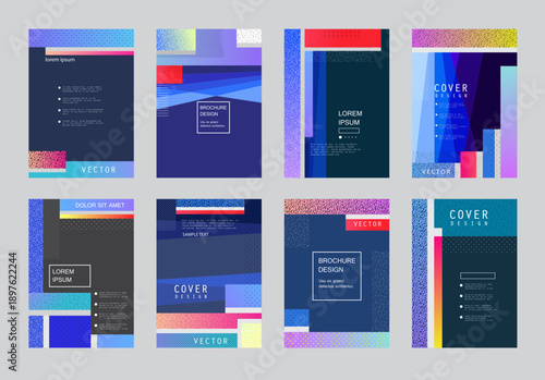 Minimal abstract vector illustration with clean geometric shapes and modern color variations. Suitable for branding, web design, presentations, social media, posters, backgrounds