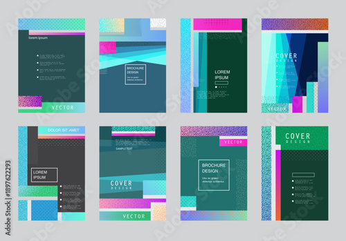 Minimal abstract vector illustration with clean geometric shapes and modern color variations. Suitable for branding, web design, presentations, social media, posters, backgrounds