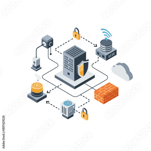 Secure Data Storage and Network Protection System.