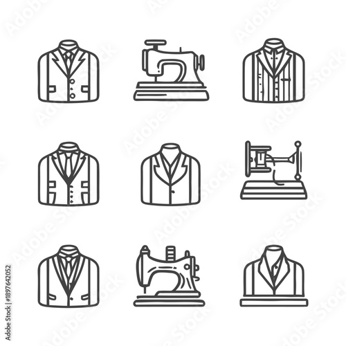 Tailoring and Sewing: A Collection of Fashion Icons.