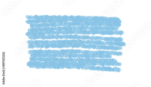 Blue crayon scribble rectangle frame with quote style. Card message background and banner highlight in soft crayon sketch, perfect for modern note or memo with creative hand drawn detail.