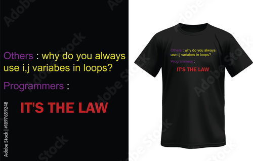 Programmer Loop Variables Joke – “Why Use i and j?” – Funny Coding Meme Typography