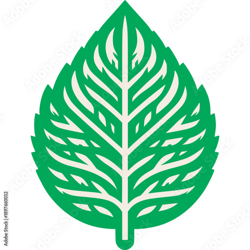 Tobacco Leaf Icon Vector