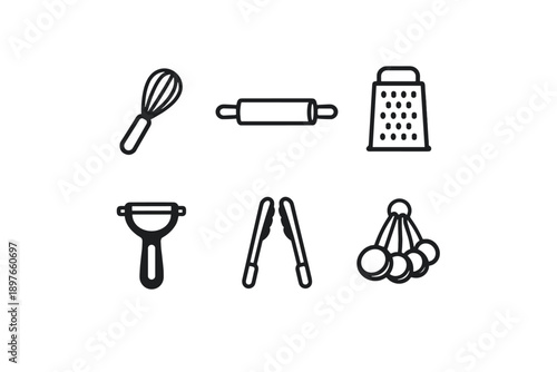 Icon image no grater pin measuring generation vector background simple whisk white