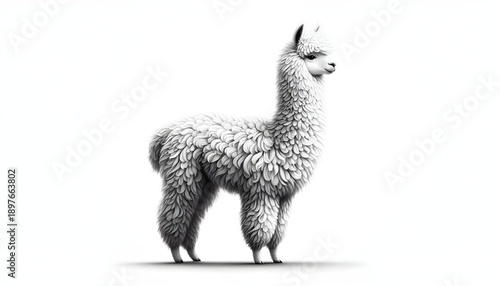 Cute and beautiful animal black and white 