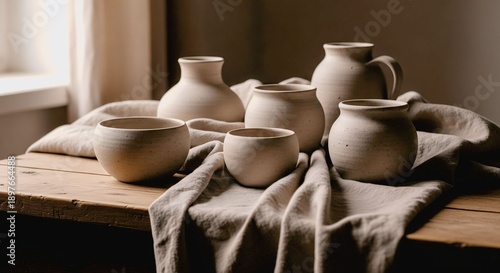 ceramic vase on the table